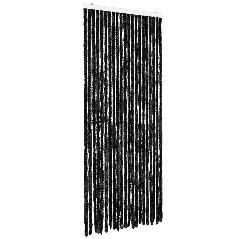 vidaXL antracitszürke zsenília rovarfüggöny 90 x 220 cm