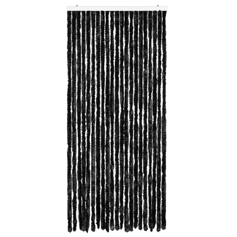 vidaXL antracitszürke zsenília rovarfüggöny 90 x 220 cm
