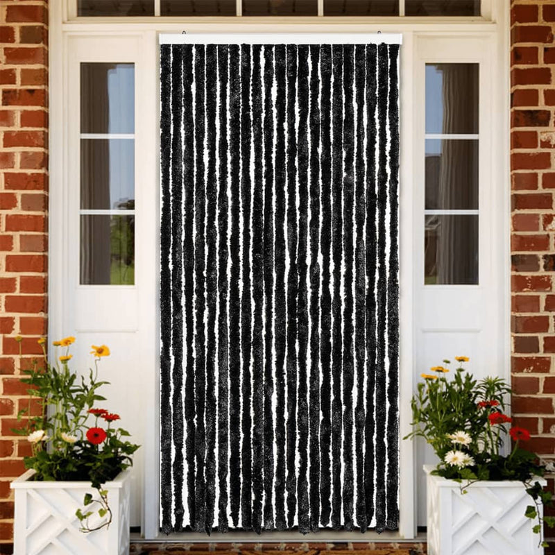 vidaXL antracitszürke zsenília rovarfüggöny 90 x 220 cm