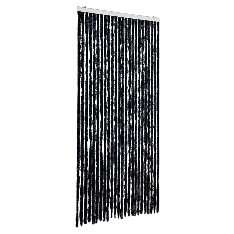 vidaXL antracitszürke zsenília rovarfüggöny 100 x 220 cm