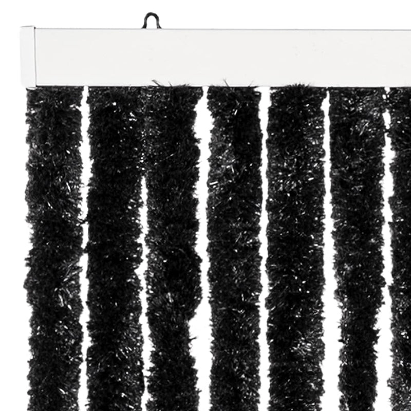 vidaXL antracitszürke zsenília rovarfüggöny 100 x 220 cm