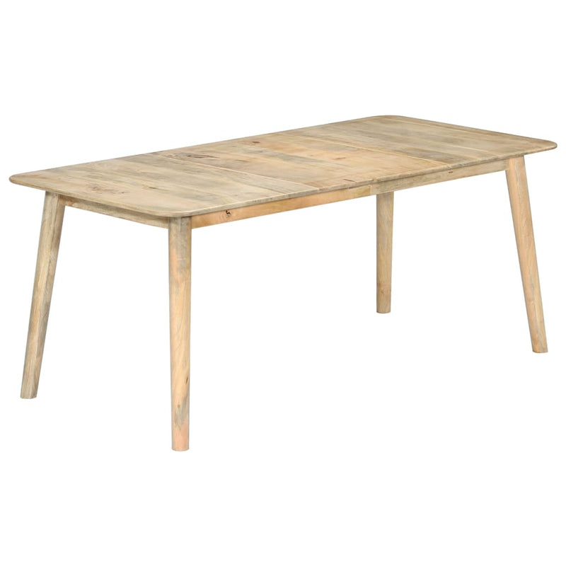 vidaXL tömör mangófa étkezőasztal 180 x 90 x 76 cm