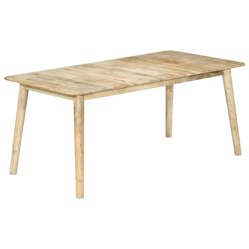 vidaXL tömör mangófa étkezőasztal 180 x 90 x 76 cm