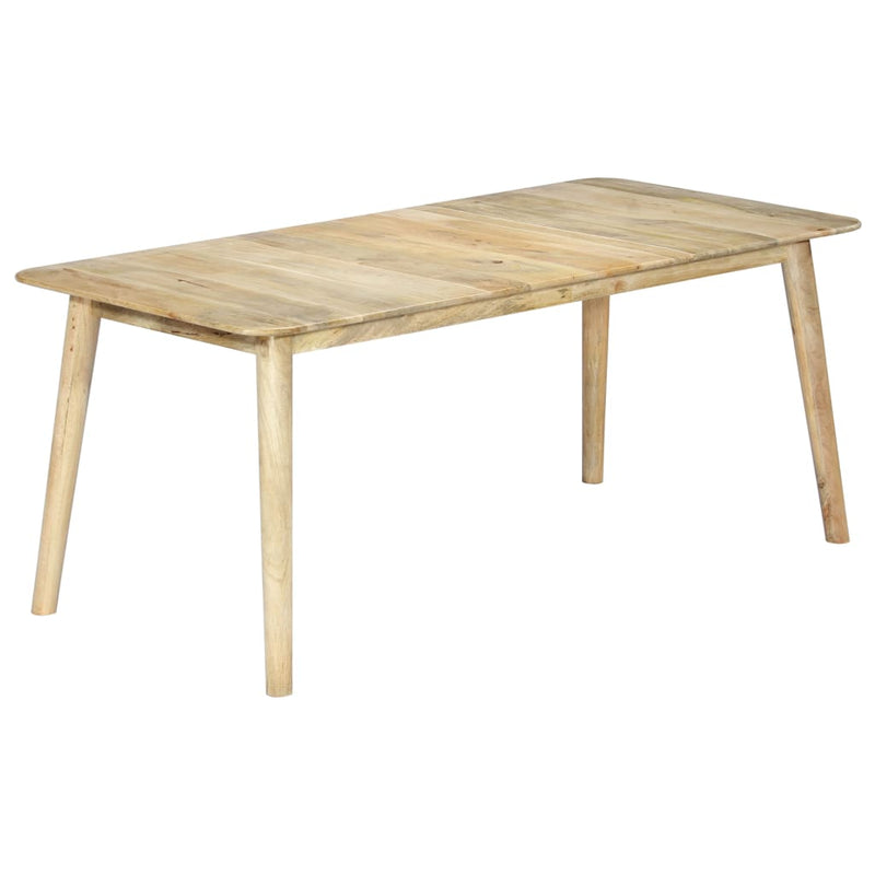 vidaXL tömör mangófa étkezőasztal 180 x 90 x 76 cm