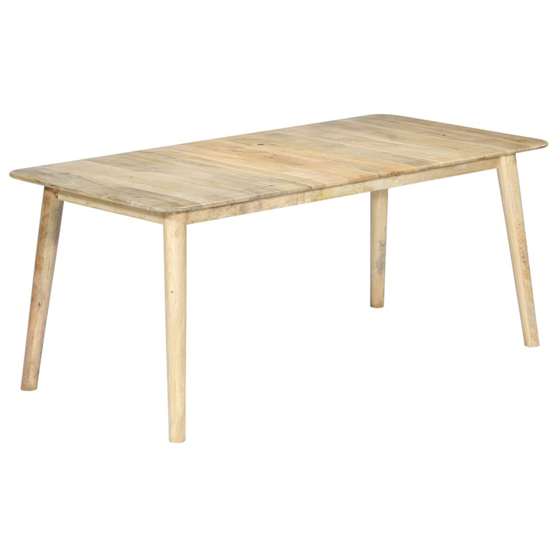 vidaXL tömör mangófa étkezőasztal 180 x 90 x 76 cm