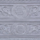 vidaXL 2 fiókos tömör mahagóni tálalószekrény 90 x 30 x 60 cm
