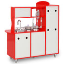 vidaXL piros MDF játékkonyha 84 x 31 x 89 cm