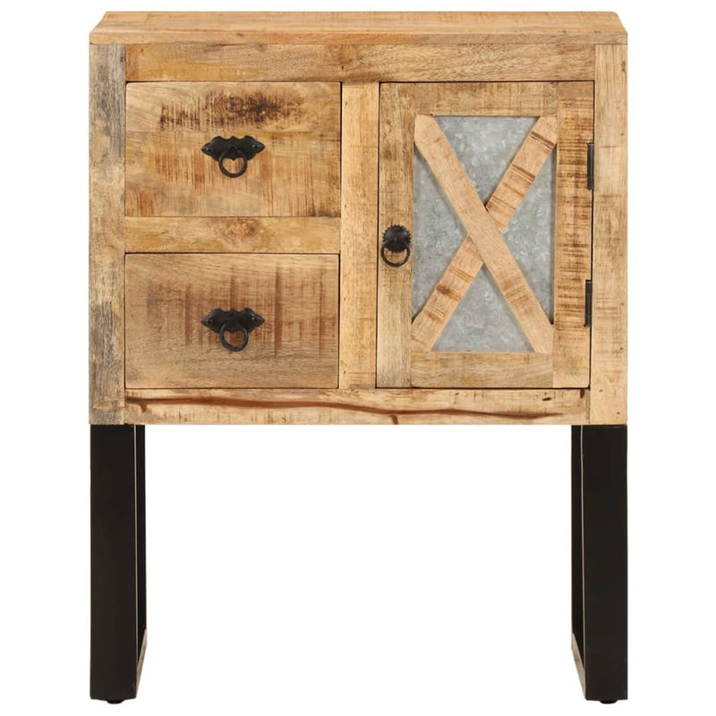 vidaXL tömör mangófa tálalószekrény 60 x 30 x 76 cm