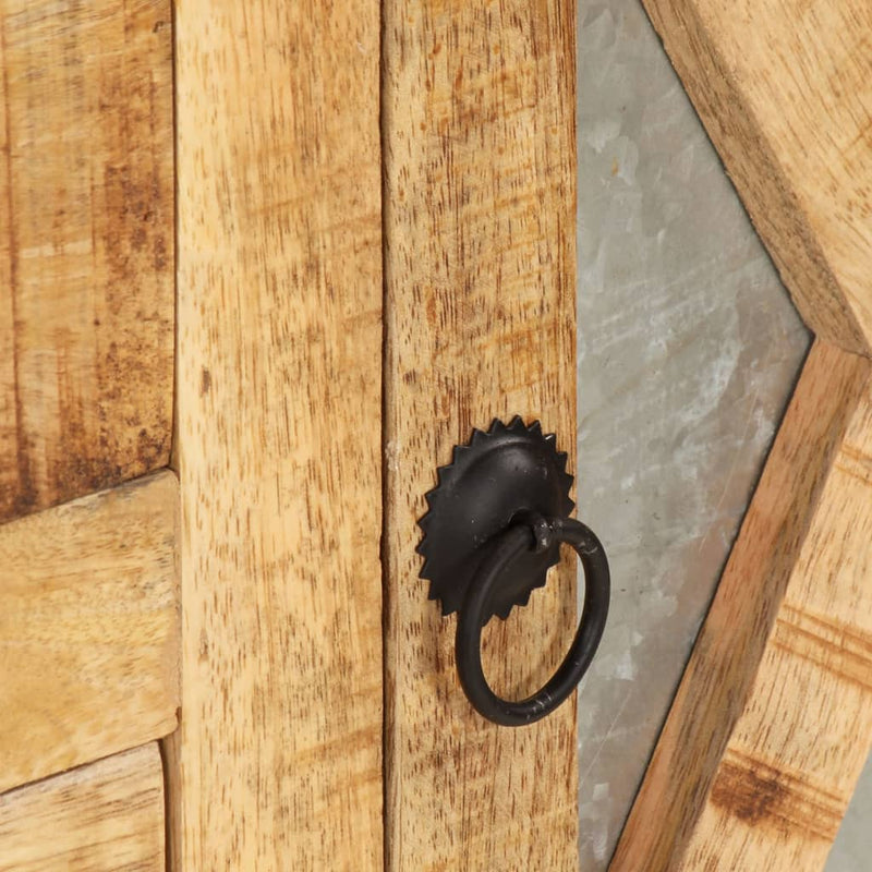 vidaXL tömör mangófa tálalószekrény 60 x 30 x 76 cm