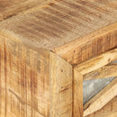 vidaXL tömör mangófa dohányzóasztal 110 x 50 x 38 cm