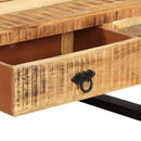 vidaXL tömör mangófa dohányzóasztal 110 x 50 x 38 cm