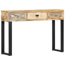 vidaXL tömör mangófa tálalóasztal 110 x 30 x 76 cm