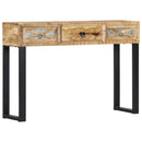 vidaXL tömör mangófa tálalóasztal 110 x 30 x 76 cm
