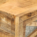 vidaXL tömör mangófa tálalóasztal 110 x 30 x 76 cm