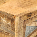 vidaXL tömör mangófa tálalóasztal 110 x 30 x 76 cm