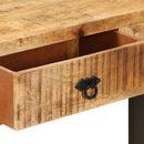 vidaXL tömör mangófa tálalóasztal 110 x 30 x 76 cm