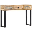vidaXL tömör mangófa tálalóasztal 110 x 30 x 76 cm