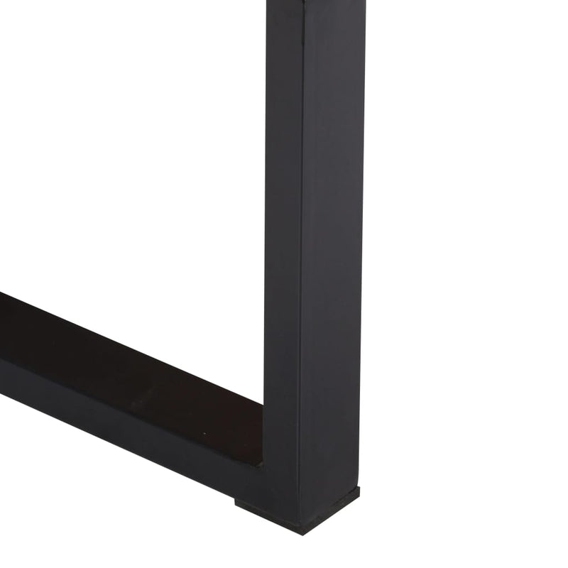 vidaXL magnókazetta formájú tömör mangófa dohányzóasztal 100x52x45 cm