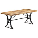 vidaXL tömör mangófa étkezőasztal 180 x 90 x 76 cm