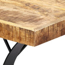 vidaXL tömör mangófa étkezőasztal 180 x 90 x 76 cm