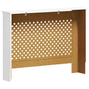 vidaXL fehér MDF radiátorburkolat 112 x 19 x 81,5 cm
