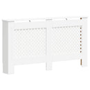 vidaXL fehér MDF radiátorburkolat 152 x 19 x 81,5 cm