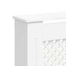 vidaXL fehér MDF radiátorburkolat 152 x 19 x 81,5 cm