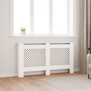 vidaXL fehér MDF radiátorburkolat 152 x 19 x 81,5 cm