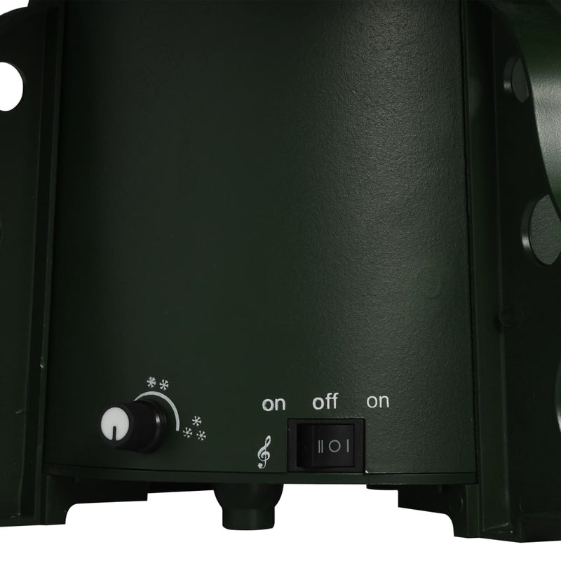 vidaXL zöld havazó karácsonyfa ernyő alakú talppal 140 cm