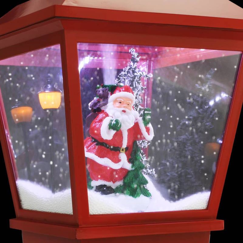 vidaXL karácsonyi talpas lámpa Mikulással 64 cm LED