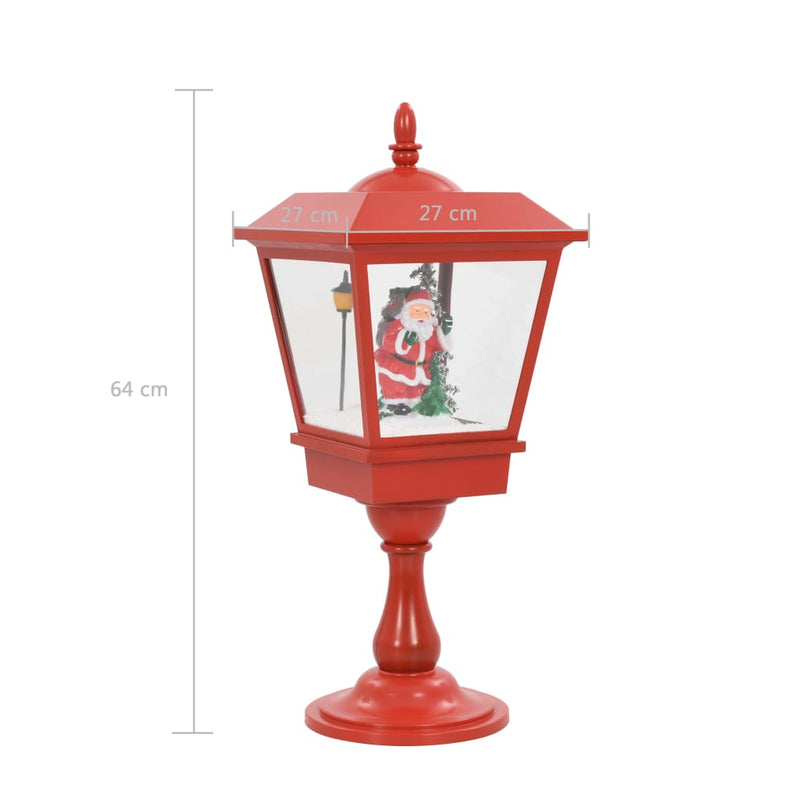 vidaXL karácsonyi talpas lámpa Mikulással 64 cm LED