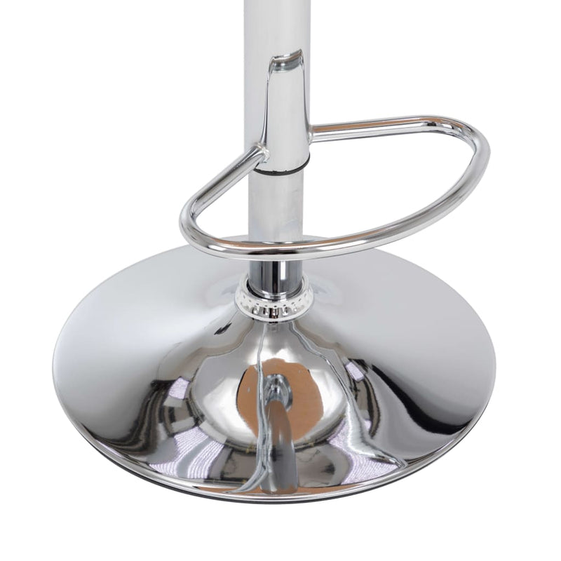 vidaXL 2 darab fekete hajlított fa és műbőr bárszék