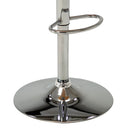 vidaXL krémszínű hajlított fa és műbőr bárszék