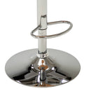 vidaXL fekete hajlított fa és műbőr bárszék