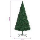 vidaXL zöld műfenyő 400 cm