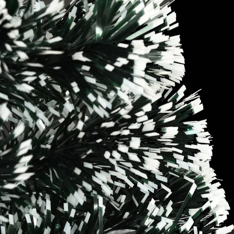 vidaXL száloptikás megvilágított karácsonyfa állvánnyal 120 cm