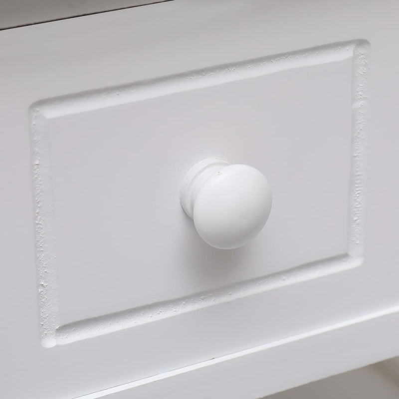 vidaXL fehér császárfa kisasztal 40 x 40 x 40 cm