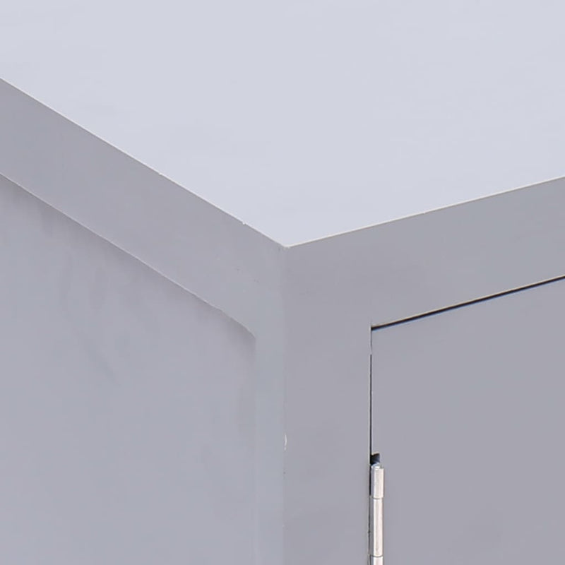 vidaXL szürke császárfa éjjeliszekrény 38 x 28 x 52 cm