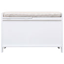 vidaXL fehér császárfa előszobai pad 70 x 33,5 x 45 cm