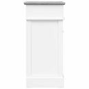 vidaXL szürke császárfa cipőszekrény 50 x 28 x 58 cm