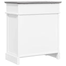 vidaXL szürke császárfa cipőszekrény 50 x 28 x 58 cm