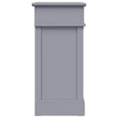 vidaXL szürke császárfa cipőszekrény 50 x 28 x 58 cm