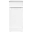 vidaXL fehér császárfa cipőszekrény 50 x 28 x 58 cm