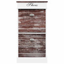 vidaXL barna császárfa cipőszekrény 50 x 28 x 98 cm