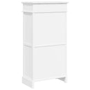 vidaXL fehér császárfa cipőszekrény 50 x 28 x 98 cm