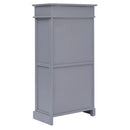 vidaXL szürke császárfa cipősszekrény 50 x 28 x 98 cm