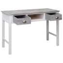 vidaXL szürke fa íróasztal 110 x 45 x 76 cm