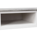 vidaXL szürke fa íróasztal 110 x 45 x 76 cm