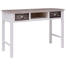 vidaXL barna fa íróasztal 110 x 45 x 76 cm
