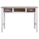 vidaXL barna fa íróasztal 110 x 45 x 76 cm